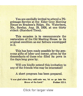 Image: Invitation 1926